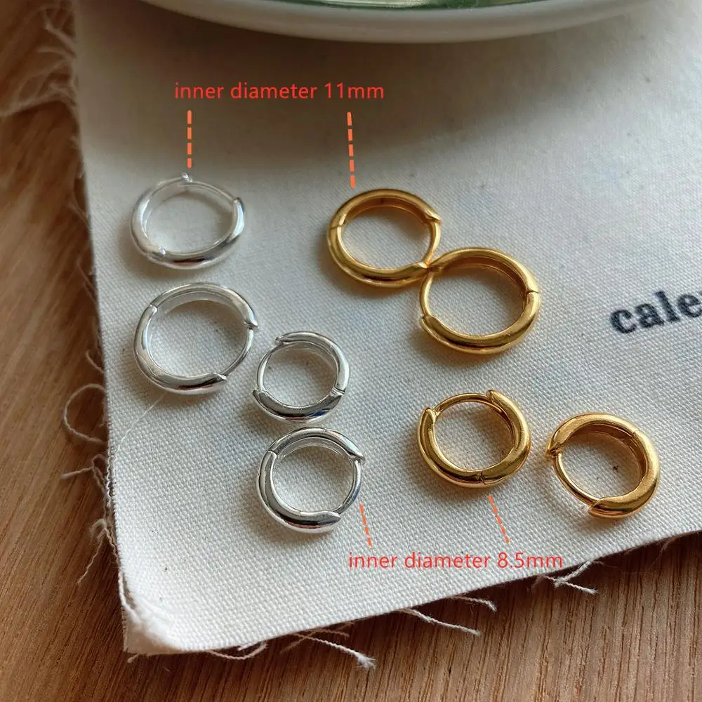 Серьги кольца из серебра 925 пробы для женщин и мальчиков|Серьги-подвески| |