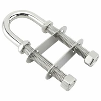 304 stainless steel m12 bow stern eye tie down u bolt cleat ring rope rigging for boat marine hardware accessories