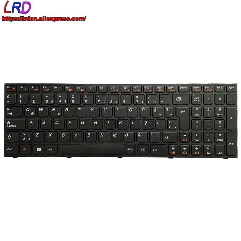 Клавиатура TR с турецкой раскладкой для ноутбука Lenovo B5400 M5400 25213295 25213235 25213265 |