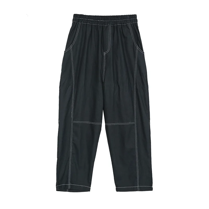 

Black Harem Pants Women Elastic Waist Casual Loose Summer Hip hop Female Trousers pantalon femme streetwear