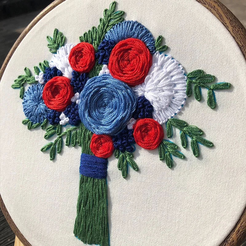 3D вышивка DIY Ручная крестом материалы включают учебники Вышивка Комплект