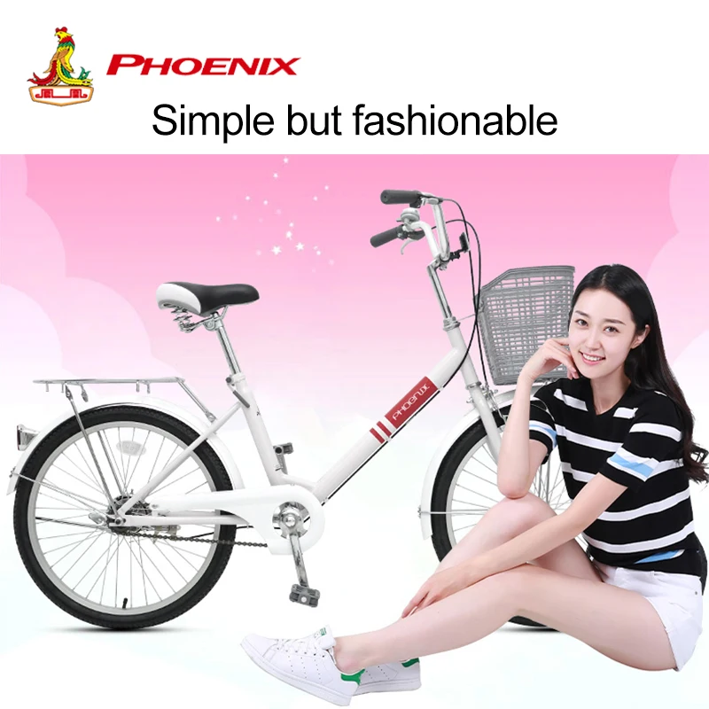 Феникс 20 дюймов 22 дюйма Для женщин велосипед городской студенческий Алюминий