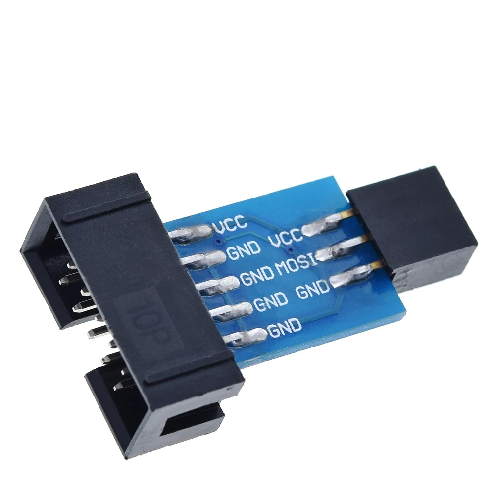 TZT 10 Pin до 6 Pin плата адаптера для AVRISP MKII USBASP STK500 высокое качество