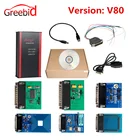 Программатор V80 Iprog + Iprog Pro, поддержка IMMO + коррекция пробега + сброс подушки безопасности до 2019 года, замена Carprog Digiprog III Tango