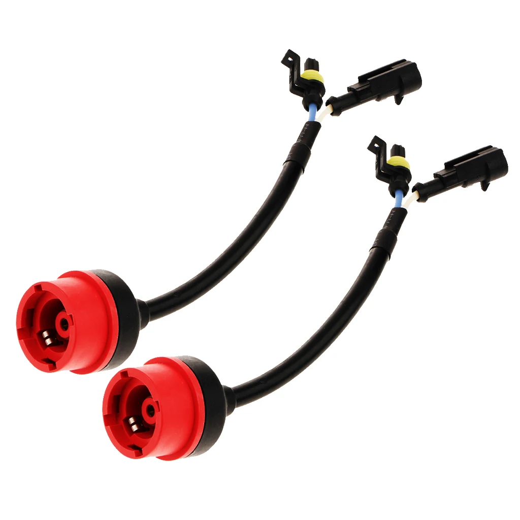 

2 Pcs D2 D2S D4C D4R HID Bulb Socket Harness Wiring Cable Plug Connector Plug & Play 15cm
