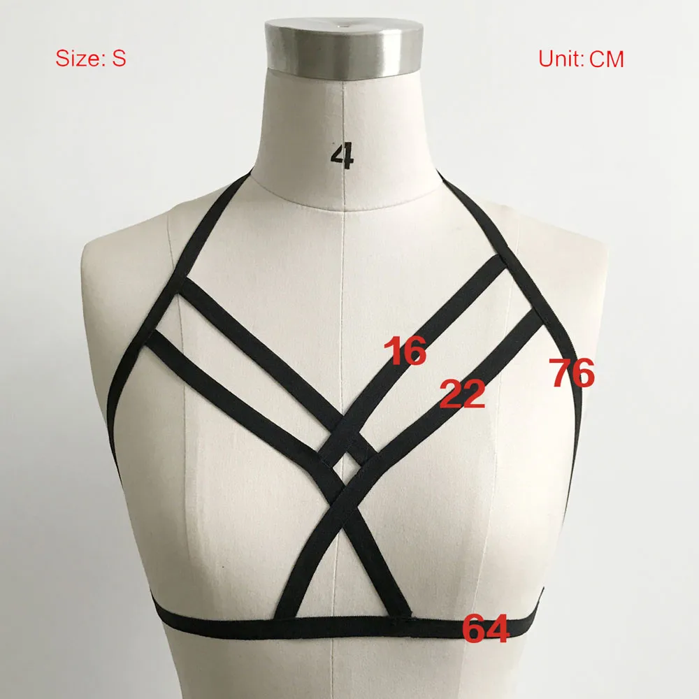 

Sexy Bandage Bra Women Girl Hollow Out Elastic Cage Bra Strappy Halter Bra Women's Underwear Fashion Lady Intimates Clothes #W3