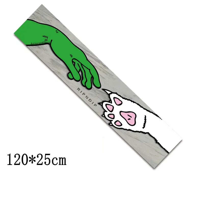120 см Танцы Лонгборд Griptapes длинная доска лента для рукояток скейтборда Griptapes анти-скольжение наждачная бумага Цветной Графический Палуба Защитная крышка