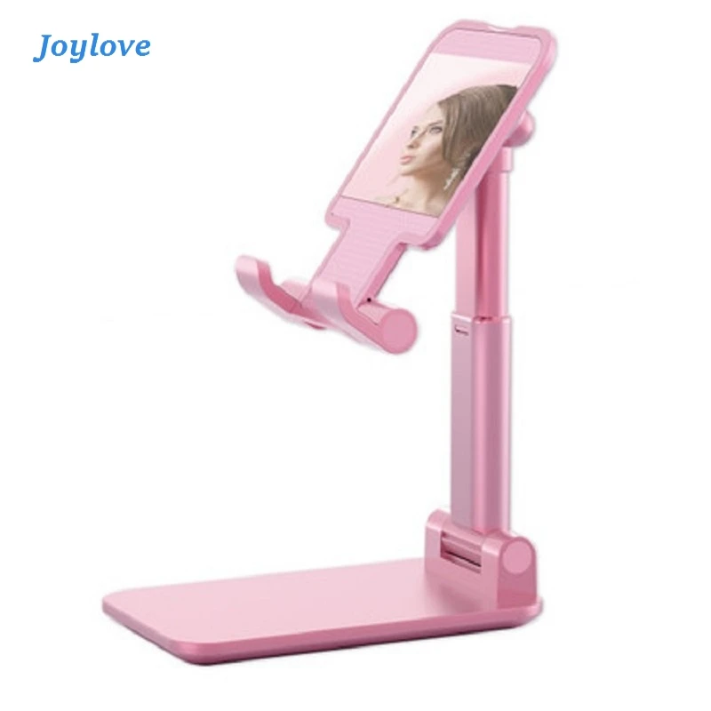 

JOYLOVE Luxury Telescopic Folding Smart Phone Tablet Stand Adjustable Holder For IPhone Samsung Huawei Xiaomi Desktop Support