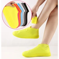 reusable rain boots non slip waterproof shoe cover silicone unisex shoes protectors rain boots for indoor outdoor rainy days