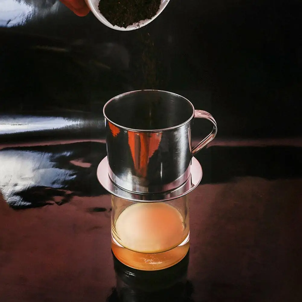 Стальной кофейный фильтр ручной работы чашка для капельного горшка дома и