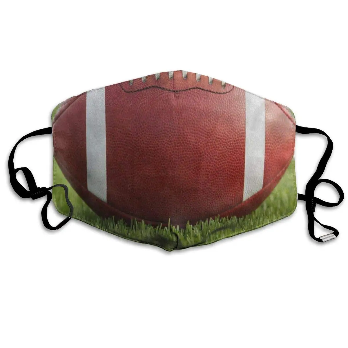 

Face Mask American Football Green Grass Hot Cycling Half Face Earloop Ski Mask For Man