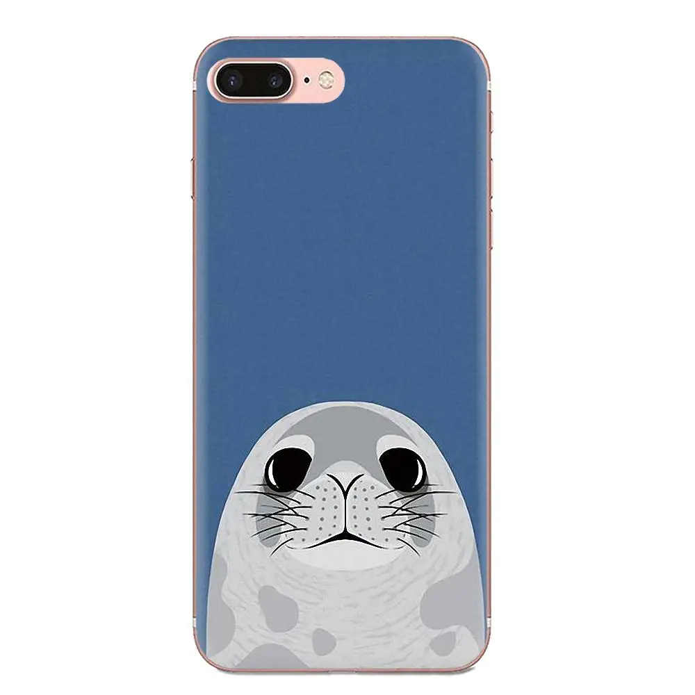 Baby Harp Seal Sea Lion Cell Phone Case Cover For Xiaomi Mi3 Mi4 Mi4C Mi4i Mi5 Mi 5S 5X 6 6X 8 SE Pro Lite A1 Max Mix 2 Note 3 4 | Мобильные