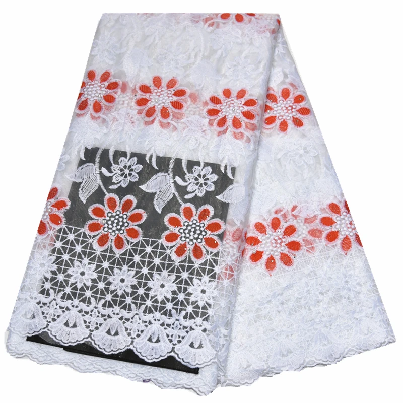 2020 Высококачественная нигерийская Свадебная африканская кружевная ткань с