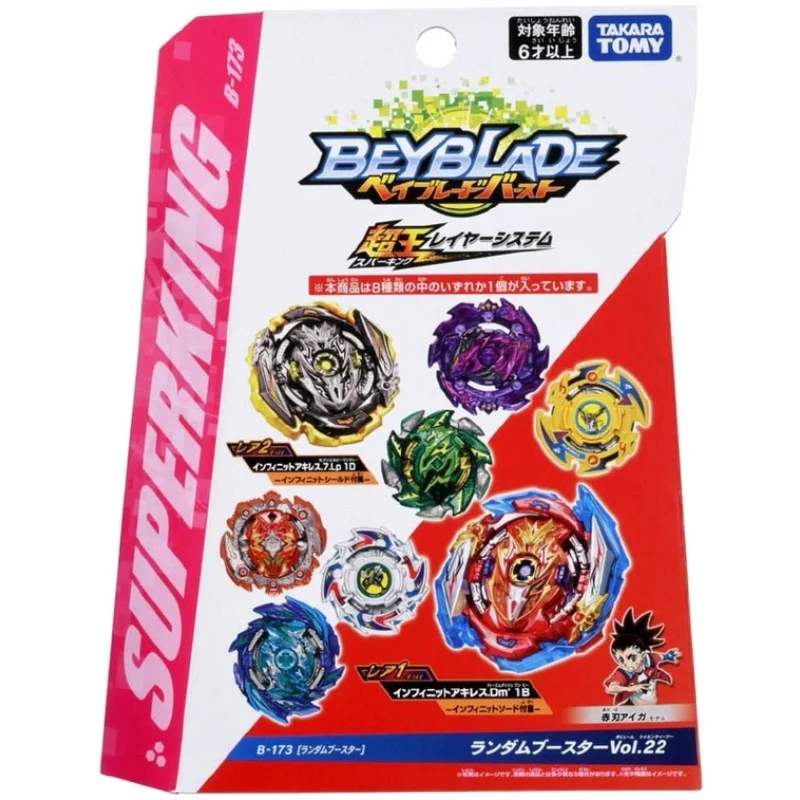 

Original Takara Tomy 8 Styles Beyblade B-173 Random Burst Super King Metal Fight Battle Gyro Toy Holiday Kids Toys Gift for Boys