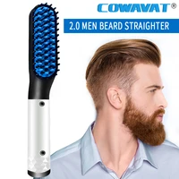 beard hair straightener multi quick hair straighten comb beard brush curling combs men women curler hairbrush styling brushes