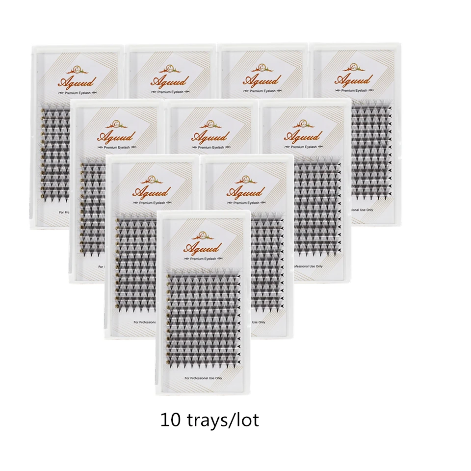 10 лотков/партия накладные ресницы для наращивания|Накладные ресницы| |