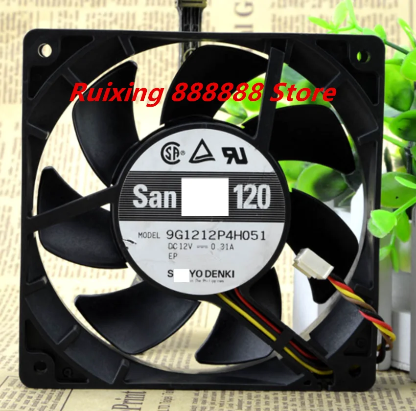 

12cm 12025 12V 0.31A 9G1212P4H051 4-pin fan chassis fan