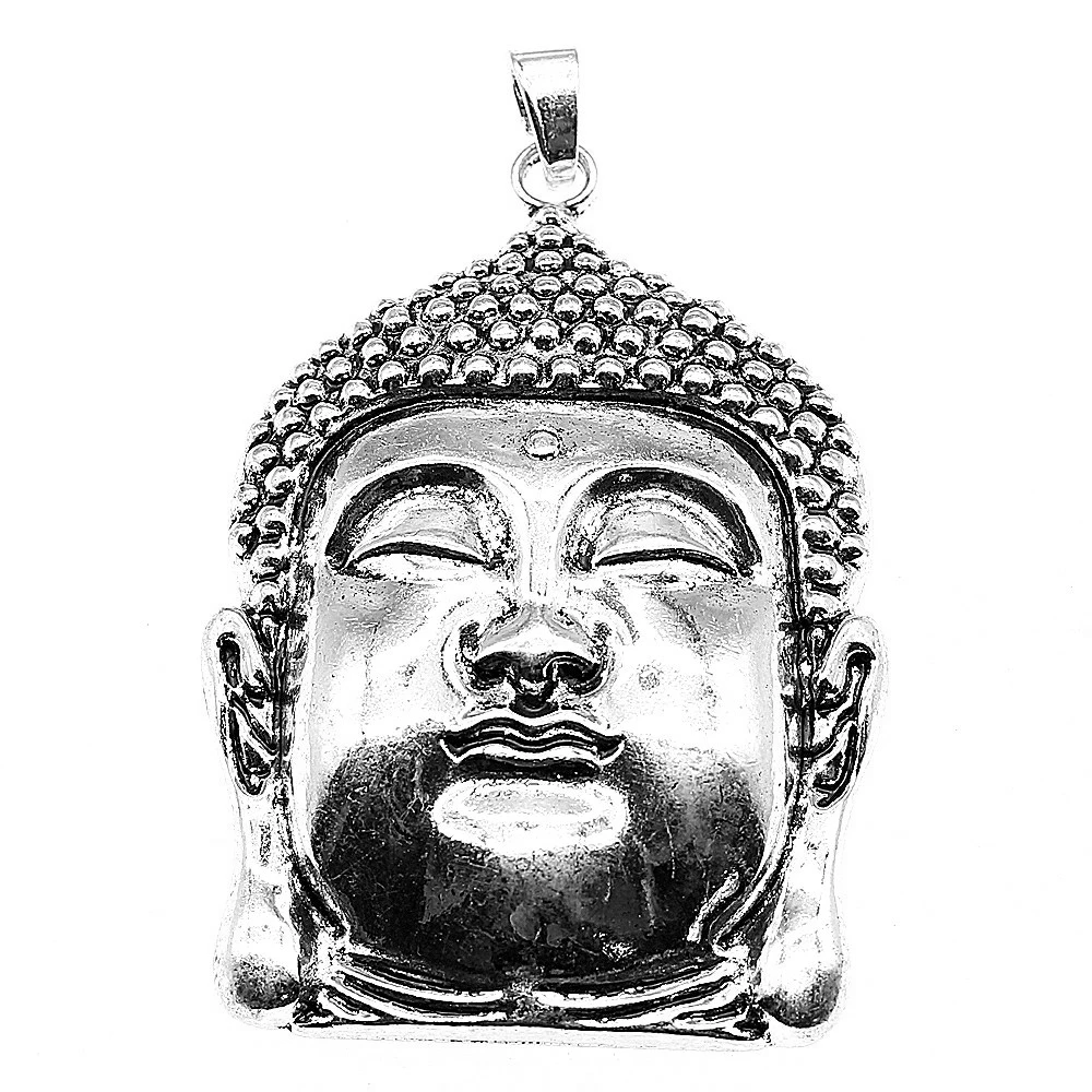 

1pcs 109x67mm Big Buddha Head charms fashion jewelry