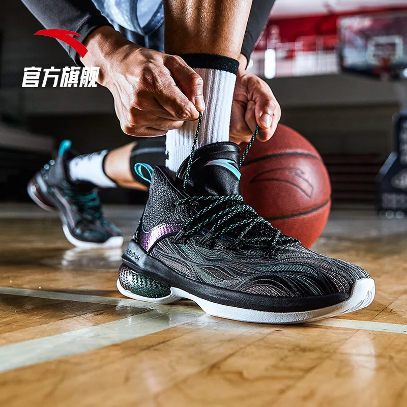 Новинка 2019 года мужские баскетбольные кроссовки с высоким берцем армейские