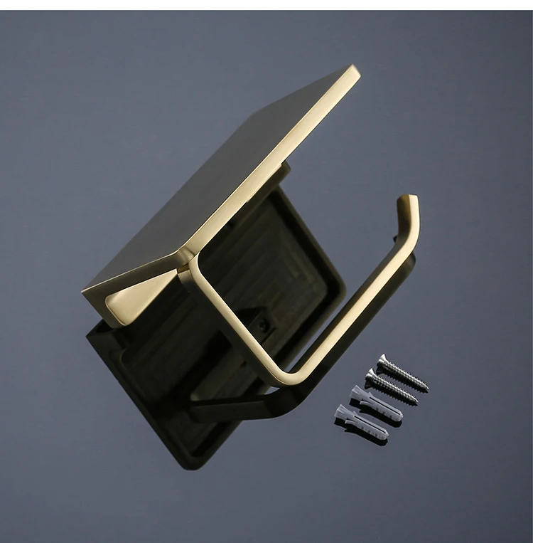 Держатель для туалетной бумаги держатель рулона из цинкового сплава матовые