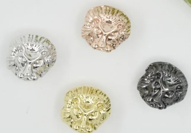 10 мм Кристалл льва микро проложить cz Циркон кубического циркония бусины Медный