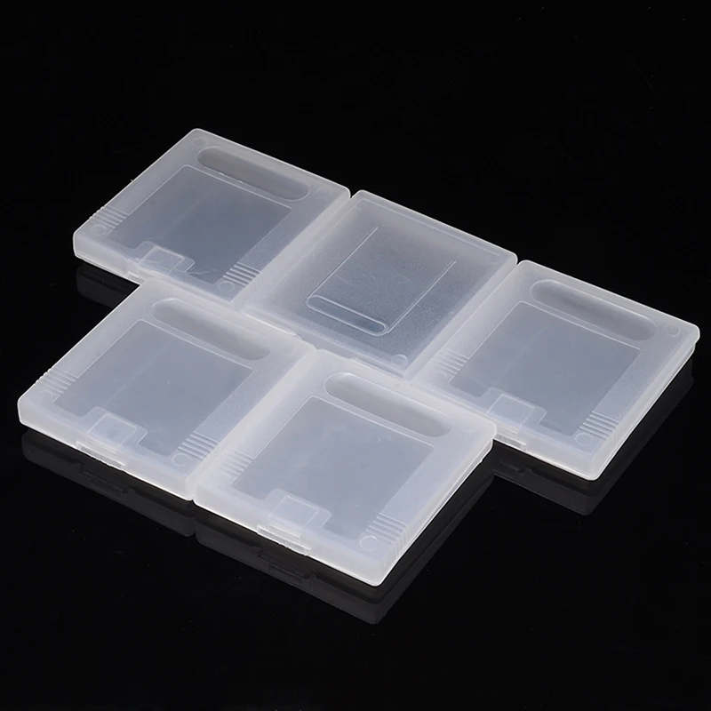 5 шт./лот белые пластиковые чехлы для картриджей игровых карт аксессуары Game Boy GBC 7 2