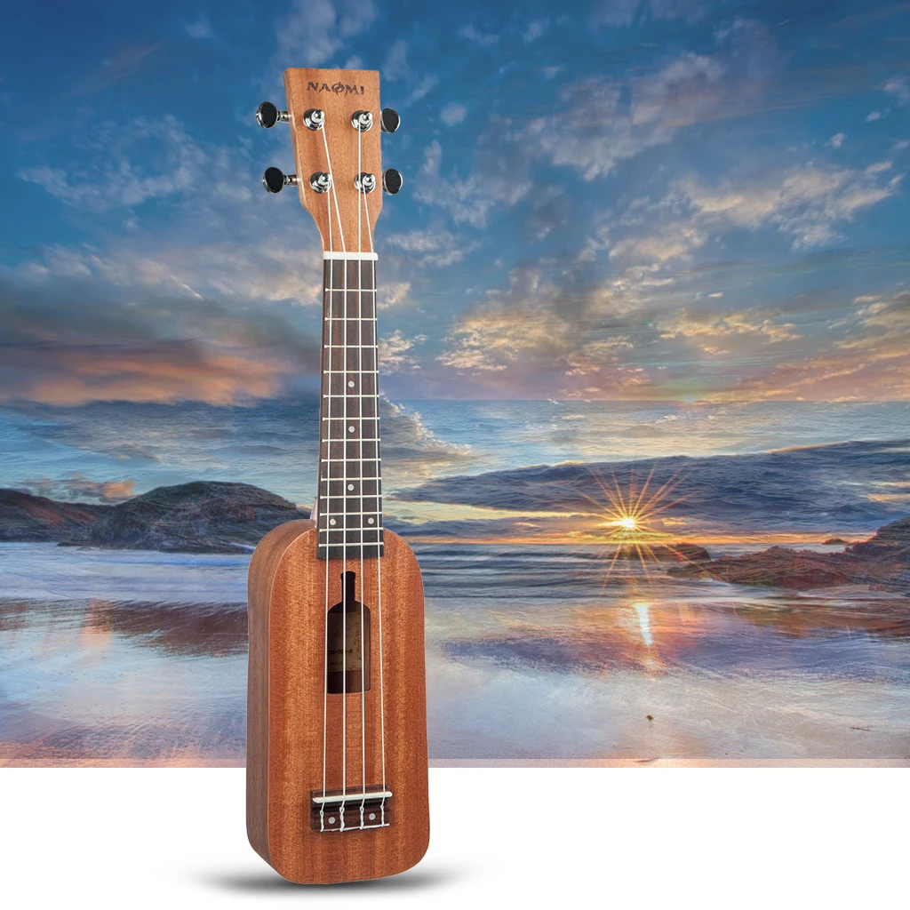 Сопрано укулеле Гавайская гитара красное дерево 12 лад сумка 21 &quotУкулеле Тип