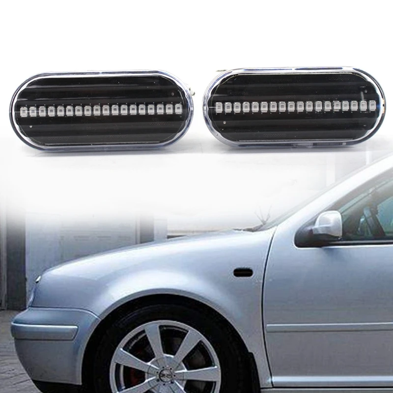 Светодиодный передний боковой габаритный фсветильник рь для Volkswagen VW MK4 GTI R32 Golf Jetta