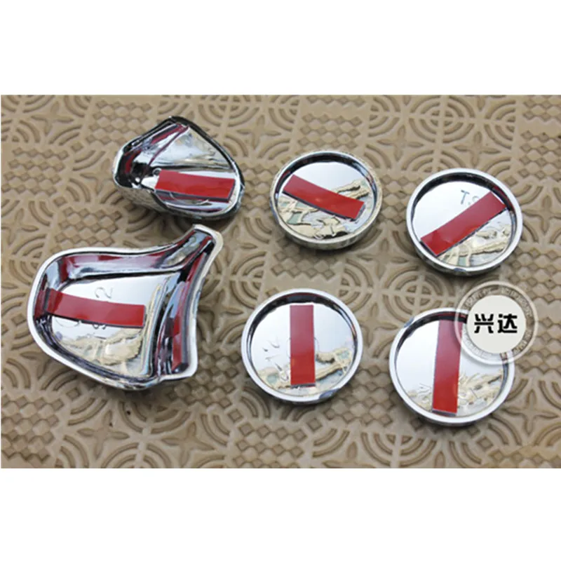 ABS хромированный чехол Для Форсунка щетки стеклоочистителя заднего стекла 12 шт