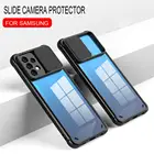 Прозрачный защитный чехол для телефона с камерой для Samsung Galaxy A52 A72 A32 4g 5g A 32 52 A51 A71 A12 A50 A31 S20 Fe S21 Plus Ultra