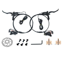 14 inch folding electric bicycle hydraulic brake xod power off 180 cm e bike special oil disc brake aluminum alloy accessories