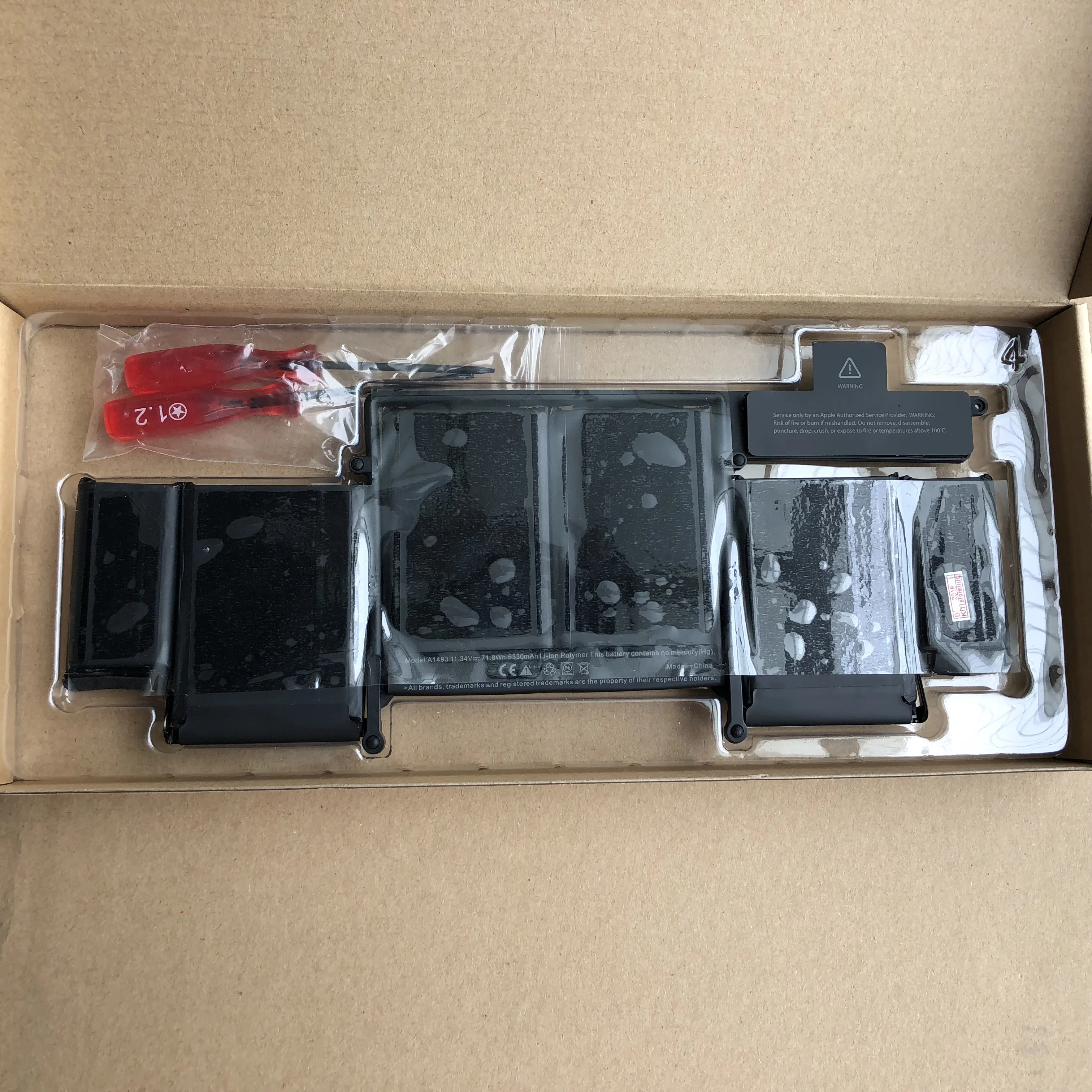 Новый аккумулятор для ноутбука Apple Macbook Pro Retina13 INCH A1502 11 34 в 6300 мАч отвертки