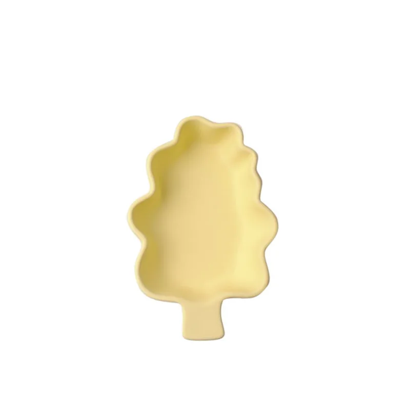 Nordic Style Christmas Tree Baking Porcelain Bowl Children Cartoon Ceramic Tableware Roasted Snacks Salad Fruit Dish Bake Tool |