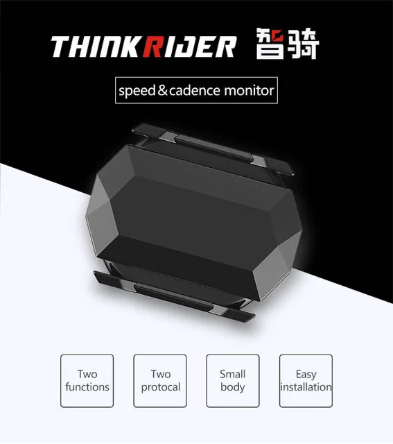 Датчик скорости и частоты вращения педалей ANT + Bluetooth 4 0 датчик для тренажера Thinkrider