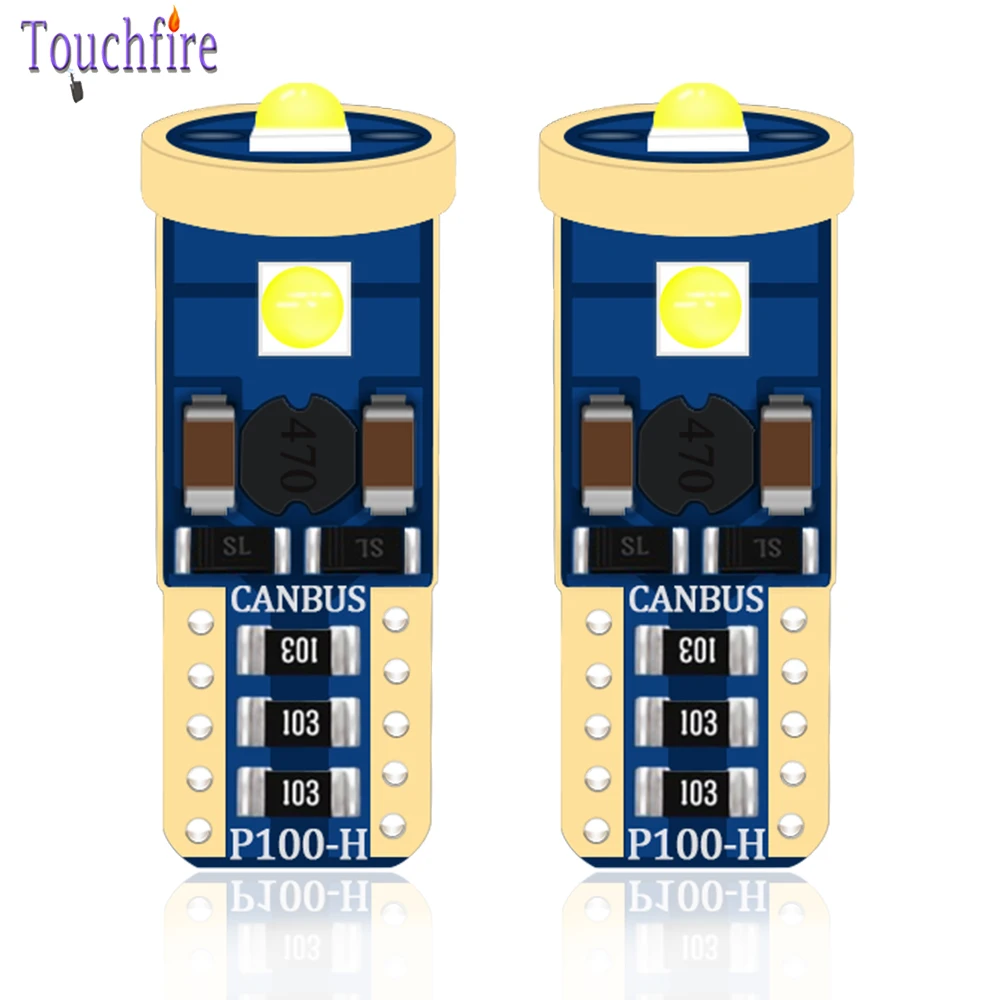 10 шт. T10 W5W Canbus автомобильные лампы 3030SMD 3LED парковочное положение Карта Купол