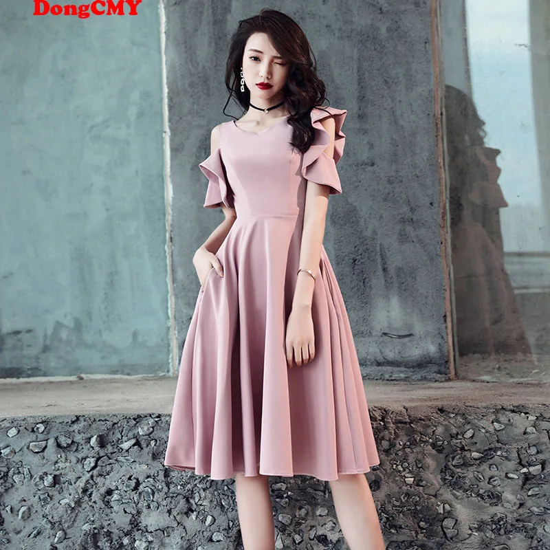 Короткие Выпускные платья DongCMY Элегантная модная женская дешевая вечерняя