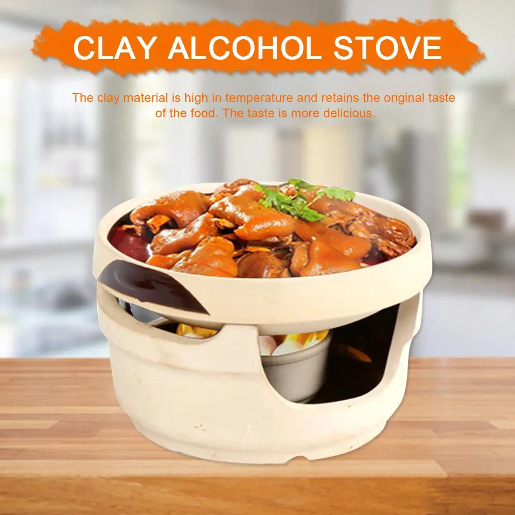 

Clay Oven Alcohol Stove Refractory Clay Grill Furnace Tea Stove Wind Furnace High Temperature Clay Hot Pot