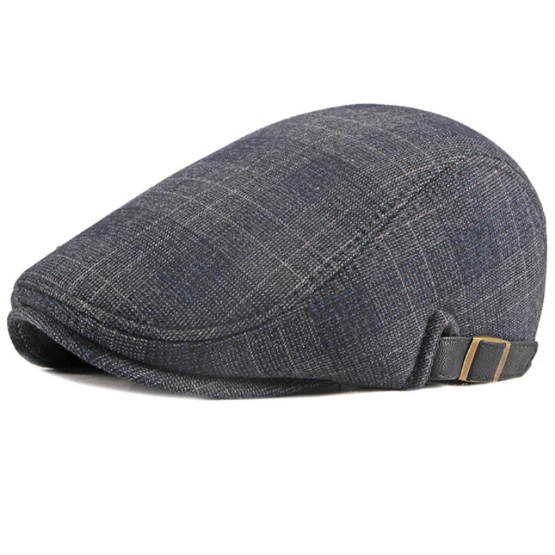 HT3441 Men Berets Autumn Winter Cap Hat Male Adjustable Ivy Newsboy Flat Cap Men Vintage Wool Beret Hat Men Gastby Beret Cap