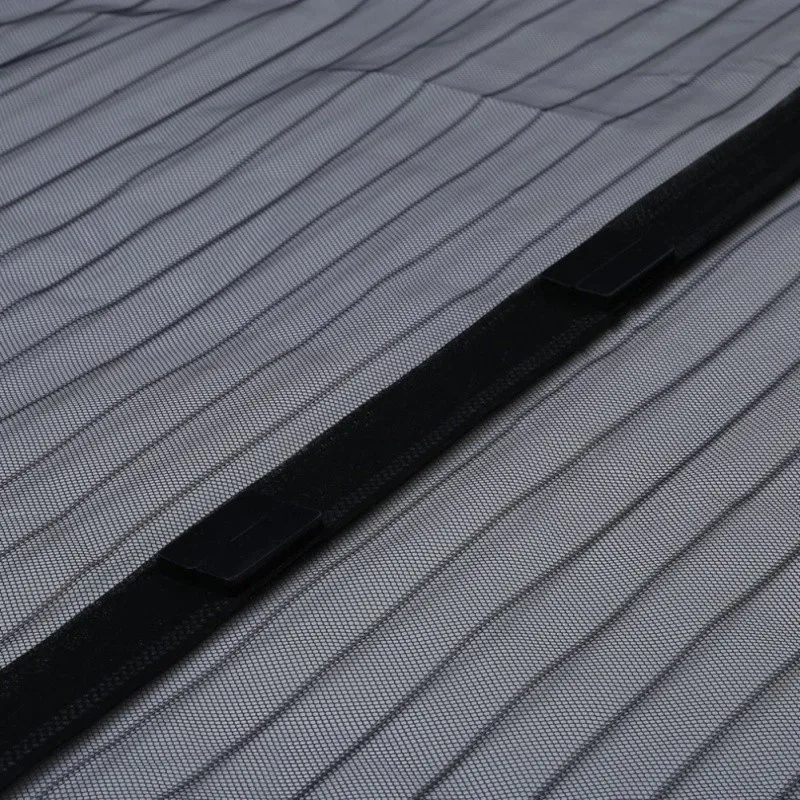 Летние противомоскитные сетчатые шторы для спальни Магнитная мягкая полоса