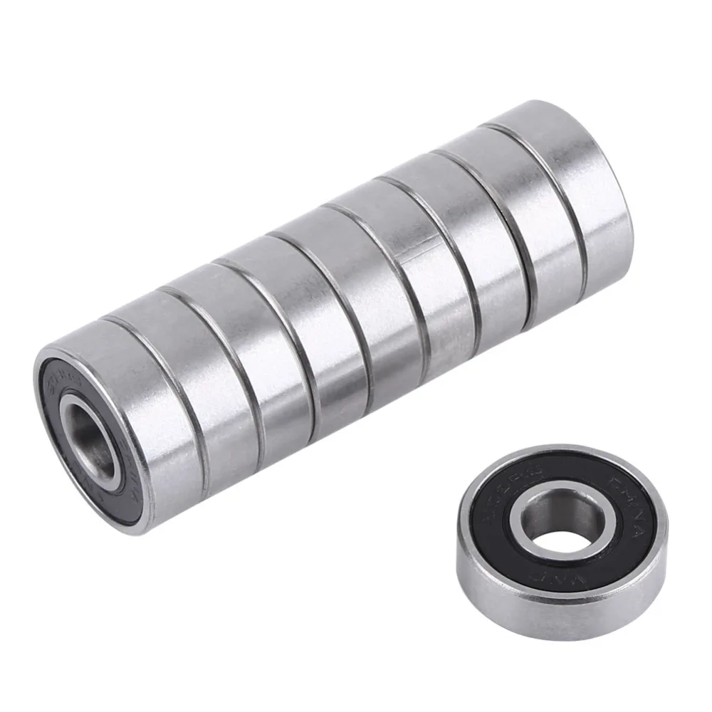 10 Pcs 608RS Ball Bearing 8X22X7mm Deep Groove Steel Sealed Bearings | Обустройство дома
