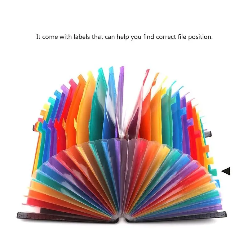13/24 карманов расширение папки файлов работает аккордеон офис A4 Органайзер
