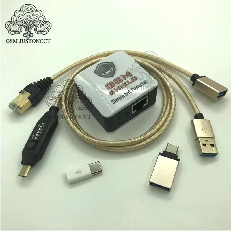 The 2020 latest version ORIGINAL GSM SHIELD BOX + (UMF) ALL BOOT CABLE for Repair Imei Reset Google account | Мобильные телефоны и