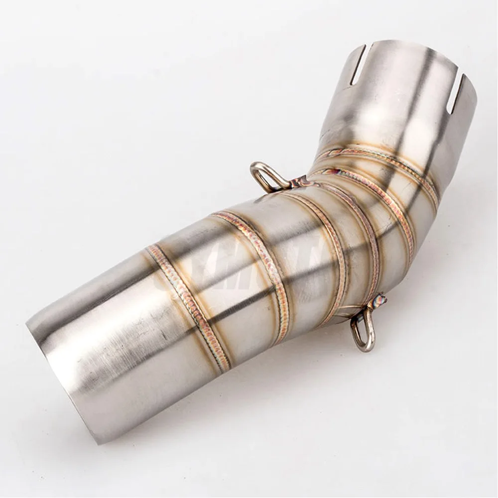 Глушитель выхлопной трубы для мотоцикла среднее звено аксессуары Kawasaki Z900 2017 2018 A2