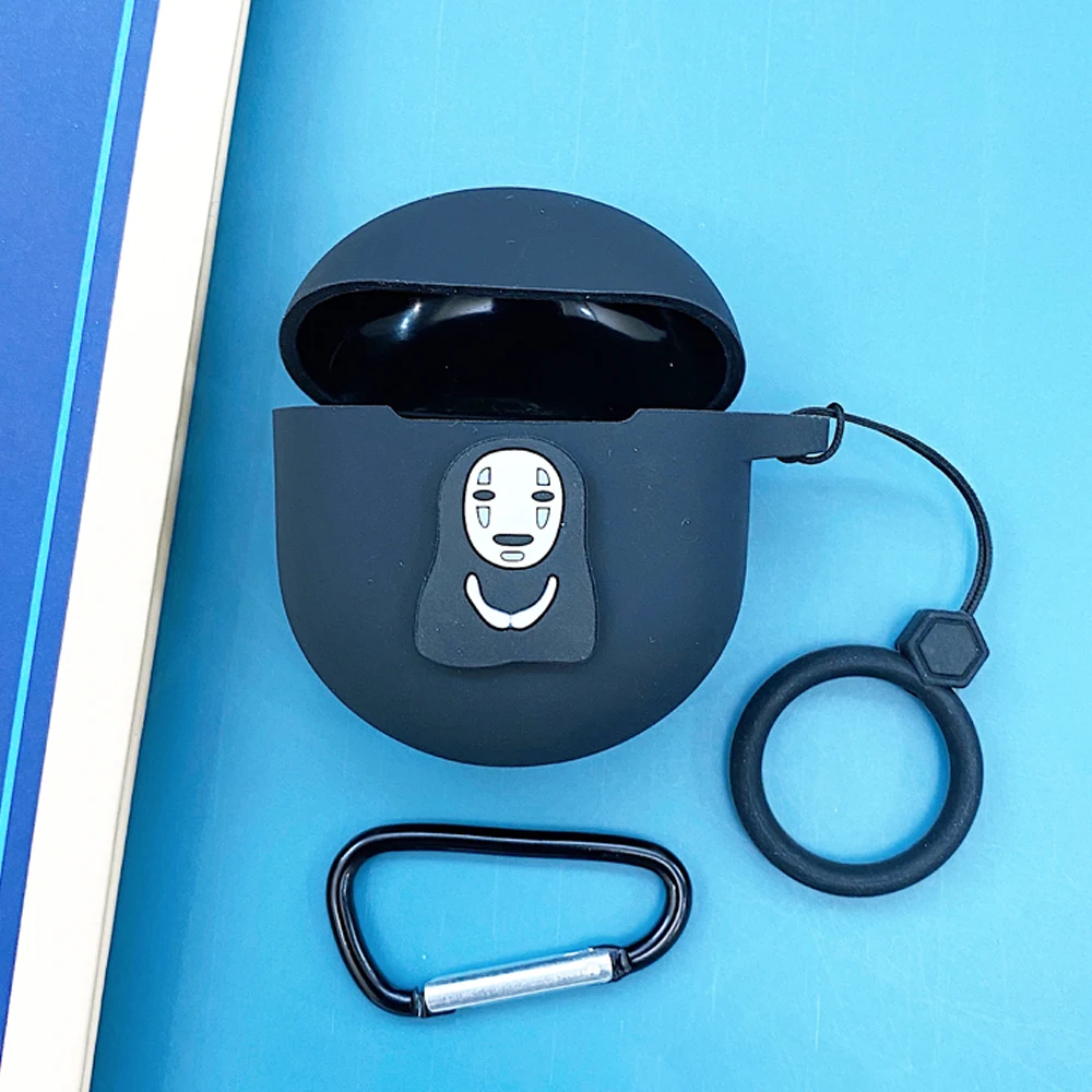 

Cute Cartoon Soft Case for Oneplus Buds 2020 TWS Trendy Soft Dustproof Shockproof Protective Cover Finger Ring Keyring Gifts