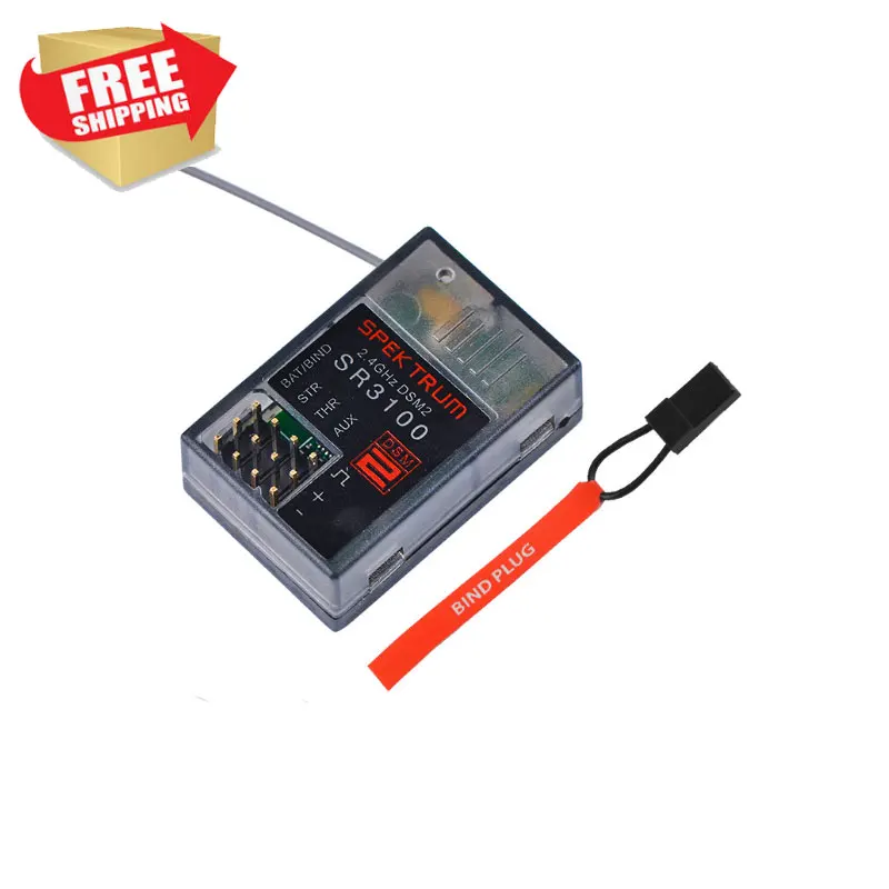 3 канальный приемник Spektrum SR3100 для дистанционного управления DX4C DX5C DX5R DX6R|Детали и