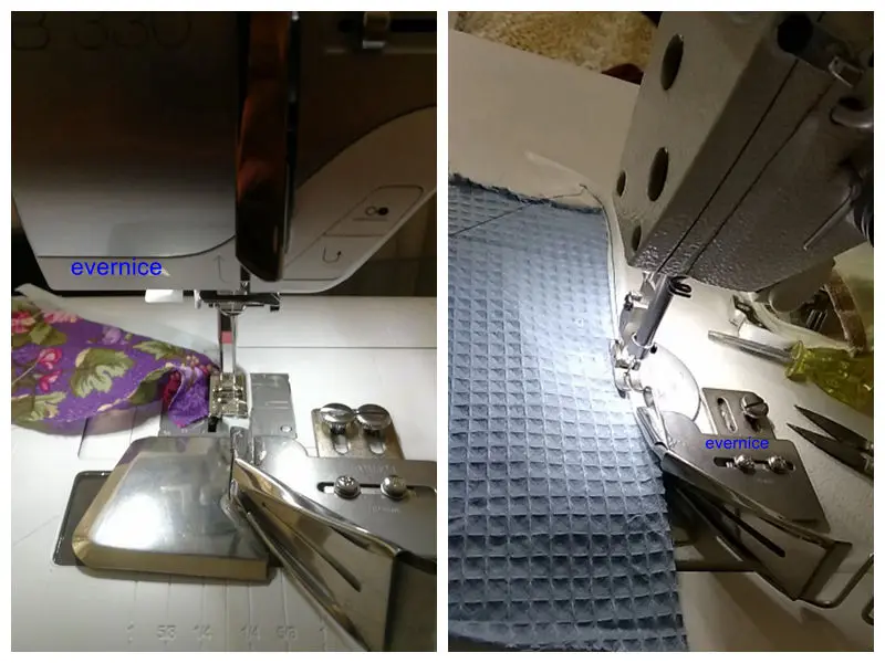 Двойная Складная обвязочная папка с прозрачной отделкой сверху и снизу для JUKI DDL