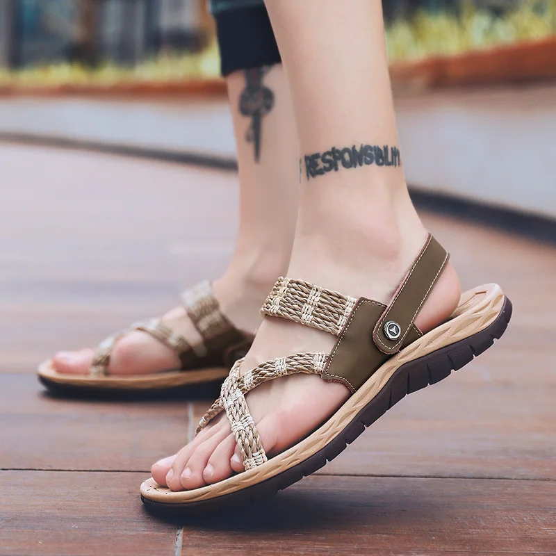 

Mens Platform Sandals Men Fashion Sandals Man Summer Athletic Slippers Casual Shoes Trend Beach Slide Sandal Slides Fisherman