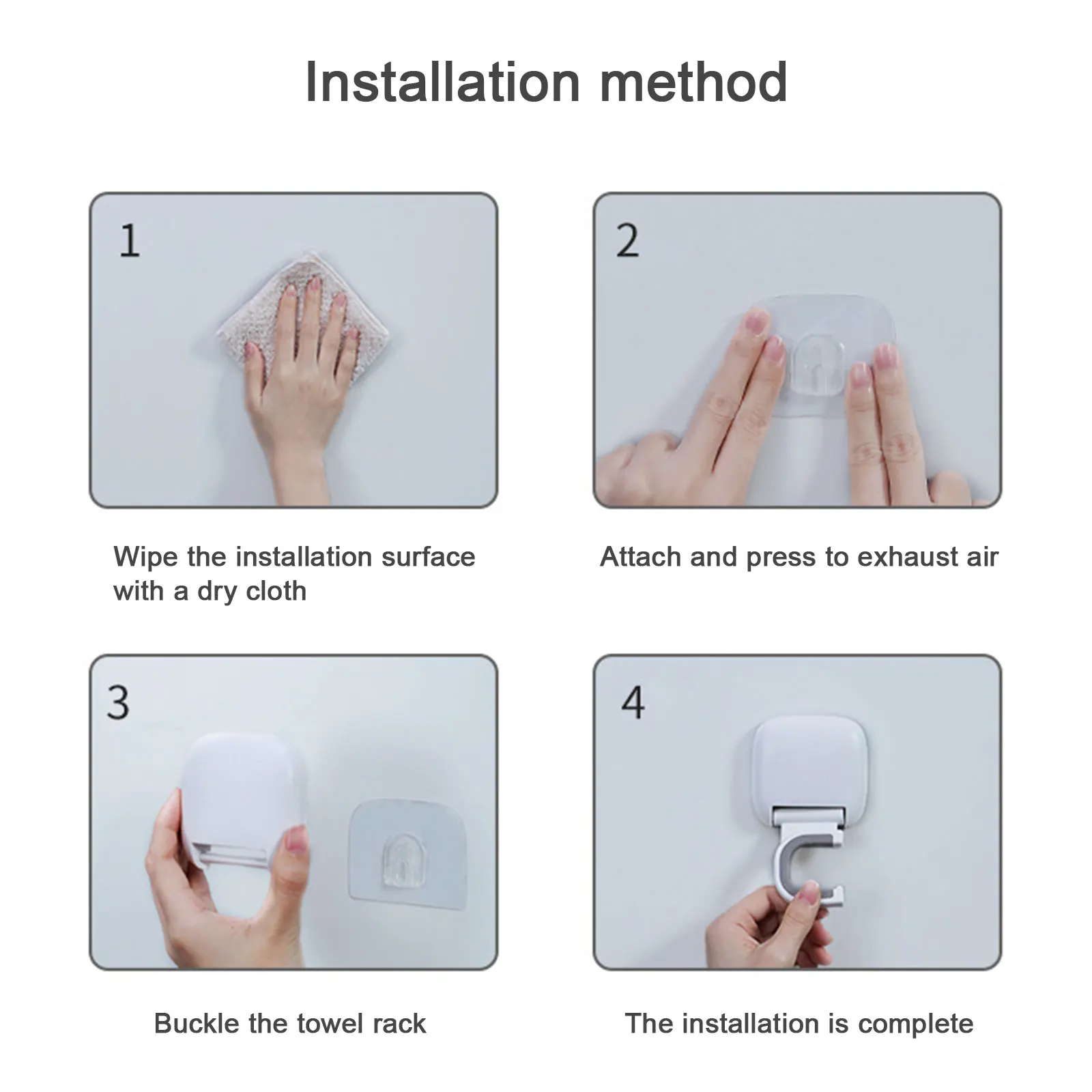 

Non-marking strong mop holder for storing mop hook Behind Doors/On Walls Punch-free bathroom wall hanging broom hanger mop clip