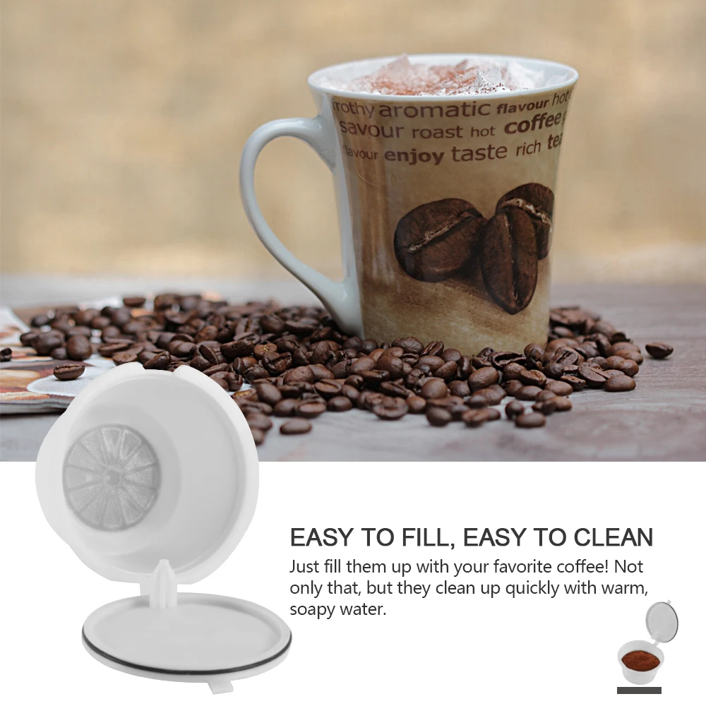 3 шт многоразовые Nescafe Dolce Gusto Кофе Капсула фильтр чашки крышки кофе корзины Pod