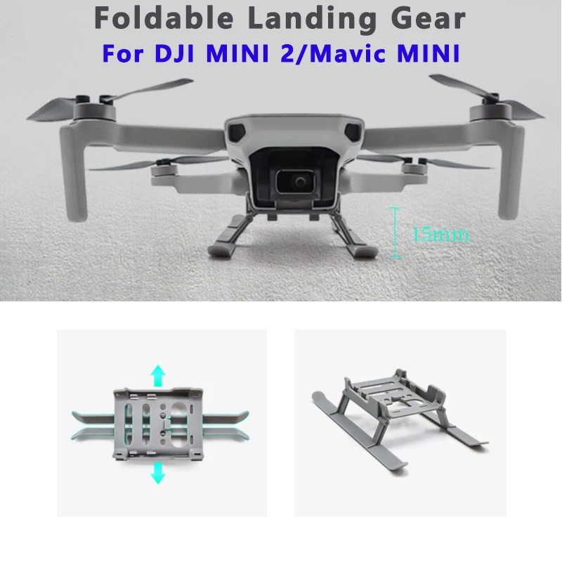Складное шасси для DJI Mavic Mini 2 Расширенная высота опора ног защитная подставка